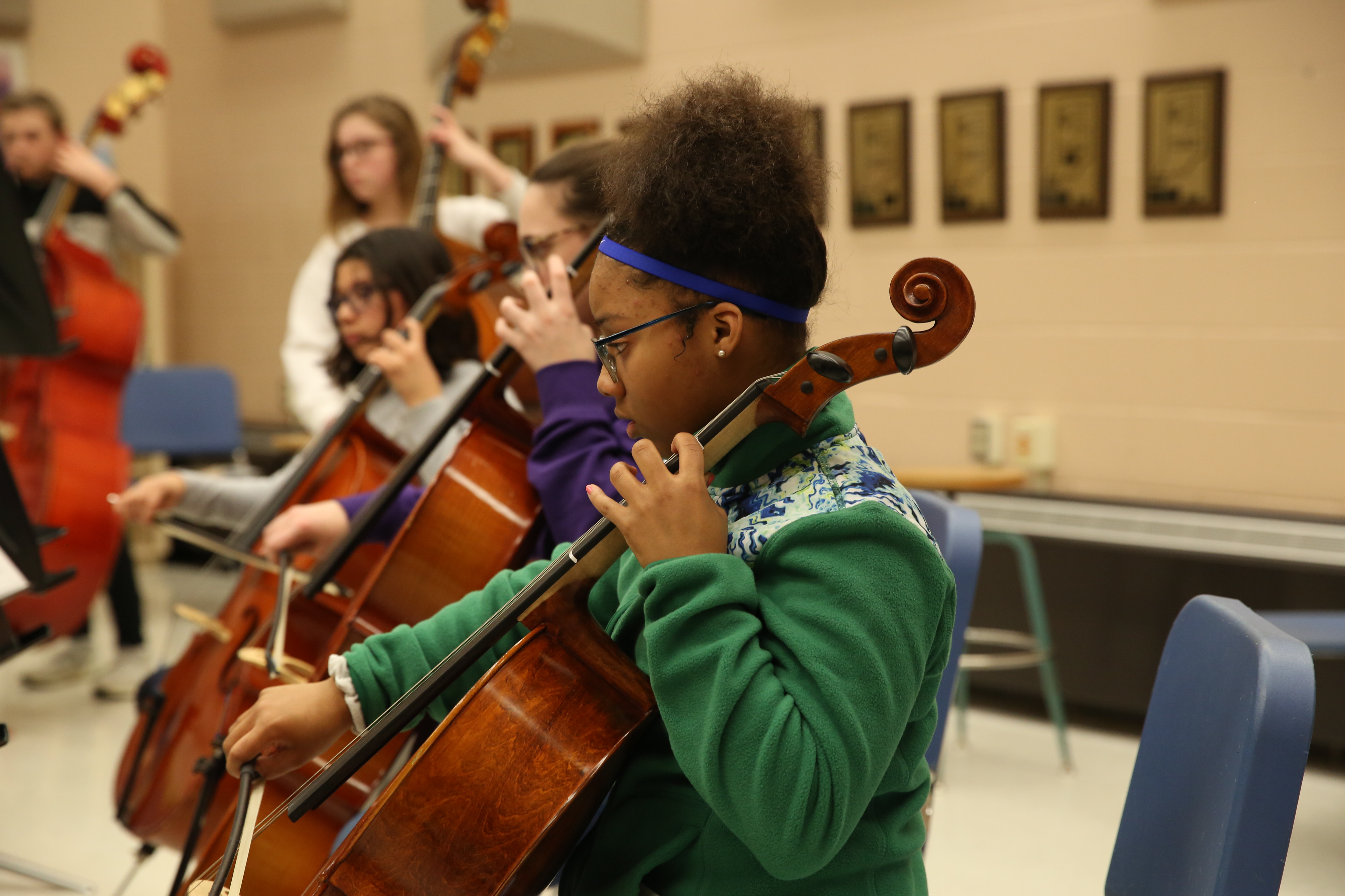 Grissom Orchestra students